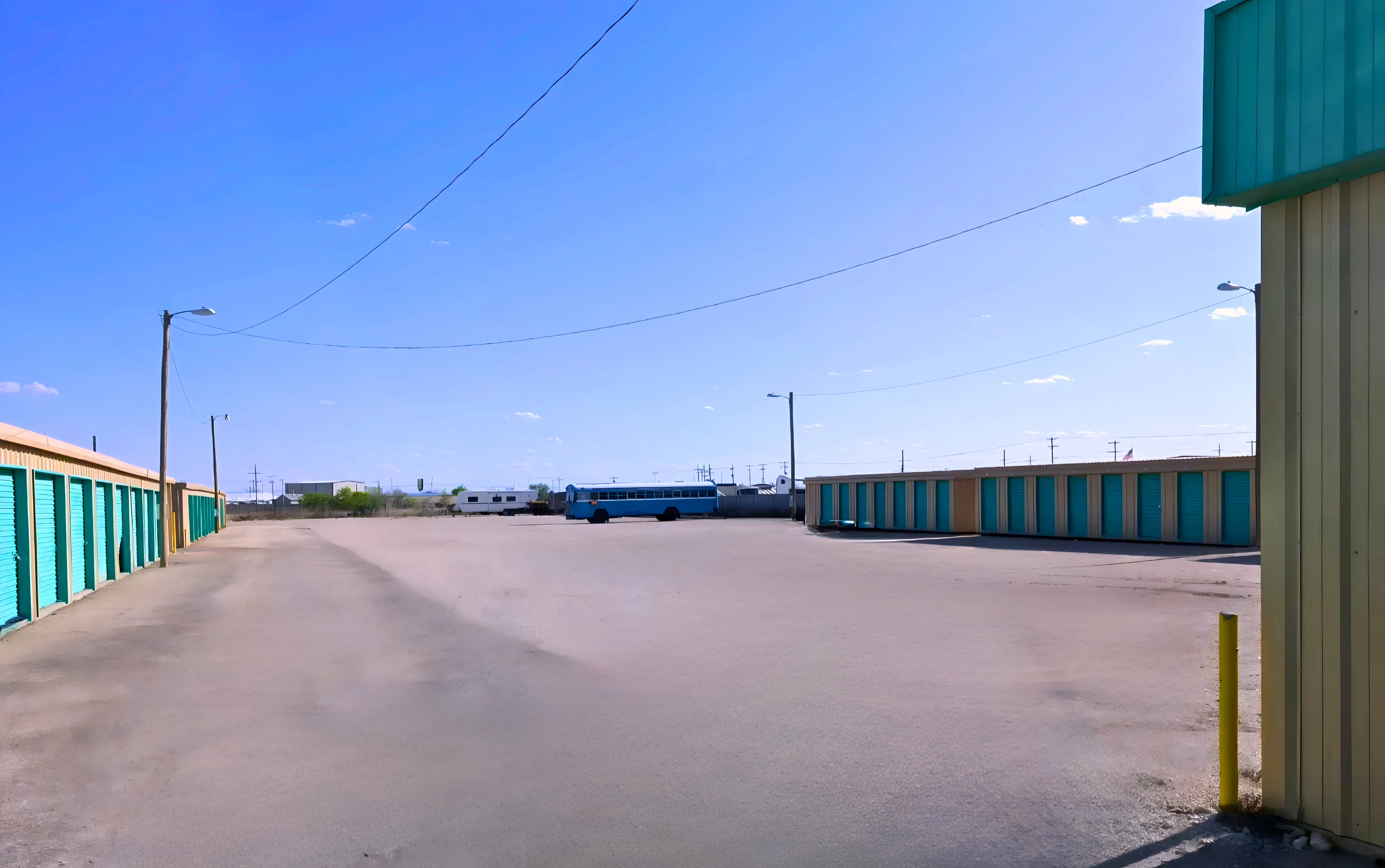 Convenient outdoor drive up storage at Hobbs Self Storage, 1515 West Broadway Place, Hobbs, NM 88240